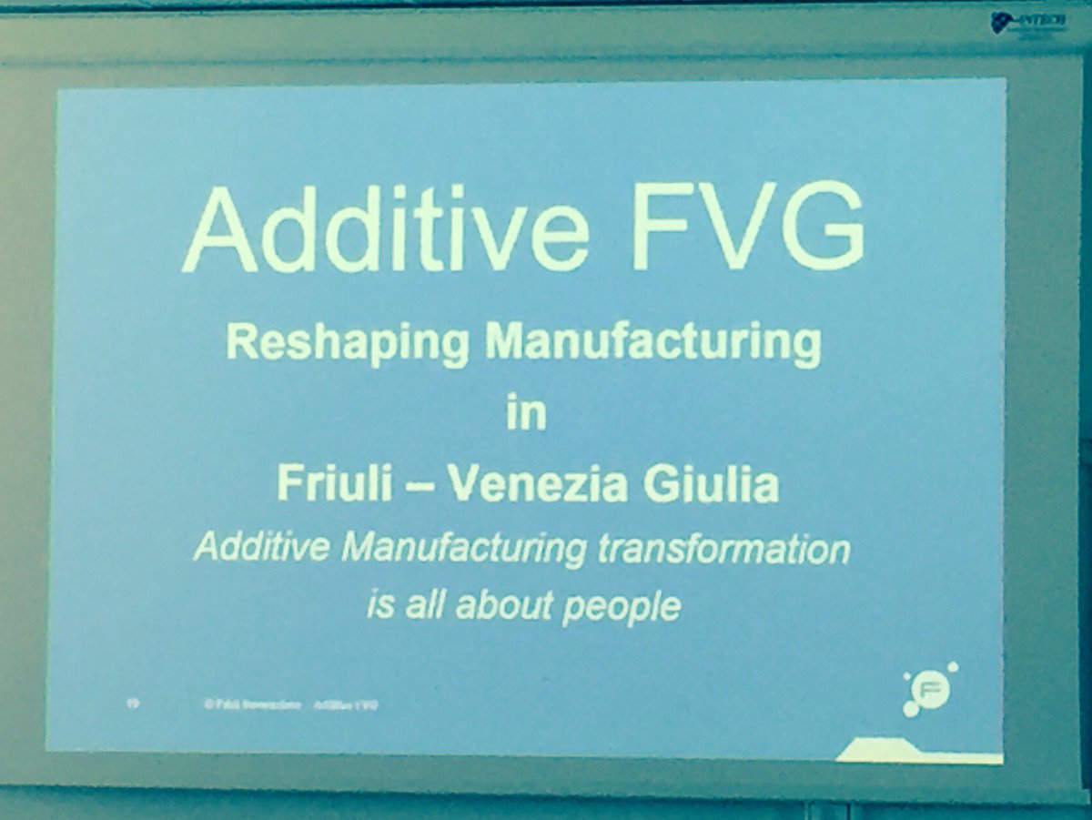 claudbini's tweet photo. It's All about People! #AdditiveManufacturing embracing opportunities in @RegioneFVG @FriuliInnovazio #advanced #Training #competitive #SME https://t.co/lKSvH7nBbv