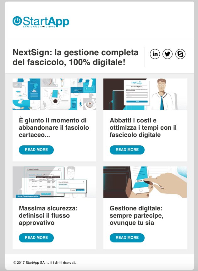 StartAppSA's tweet photo. #NextSign gestione, approvazione e firma dei fascicoli digitali. 😃#fascicolodigitale #firmadigitale #processidifirma https://t.co/bcweSVLkkV https://t.co/Au1HGaM07l