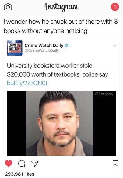 lix_app's tweet image. Some people&apos;s captions just deserve a 👏 #expensivetextbooks