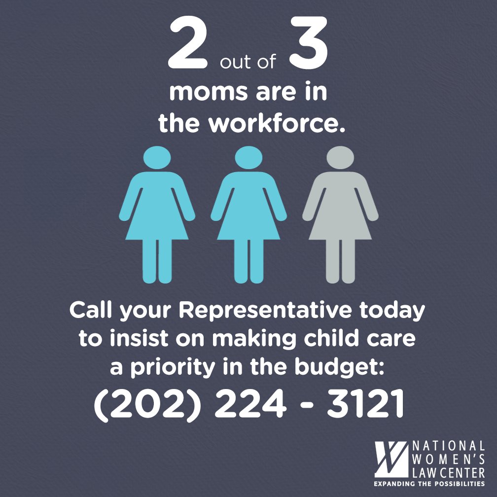 Moms need #childcare to go to work. Kids need it to get a good start. Call Congress today to increase funding! bit.ly/2njDZfi