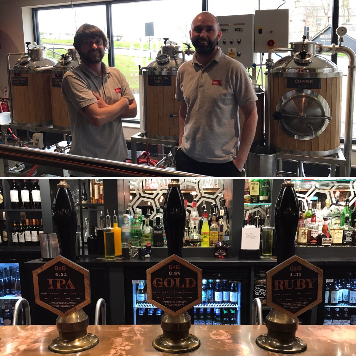 GrillandGrain's tweet photo. Mark and Stuart are here getting all our ales ready for a busy weekend @ThwaitesBrewery #realale #ukpubs #lancashire https://t.co/tCWcEYyZAK