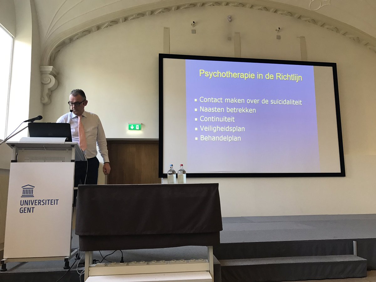 VLESPtweet's tweet photo. De psychologie van suïcide en psychotherapeutische behandelingen bij suïcidaal gedrag door prof. Kerkhof #sp_reflex https://t.co/mMSvxrfesL