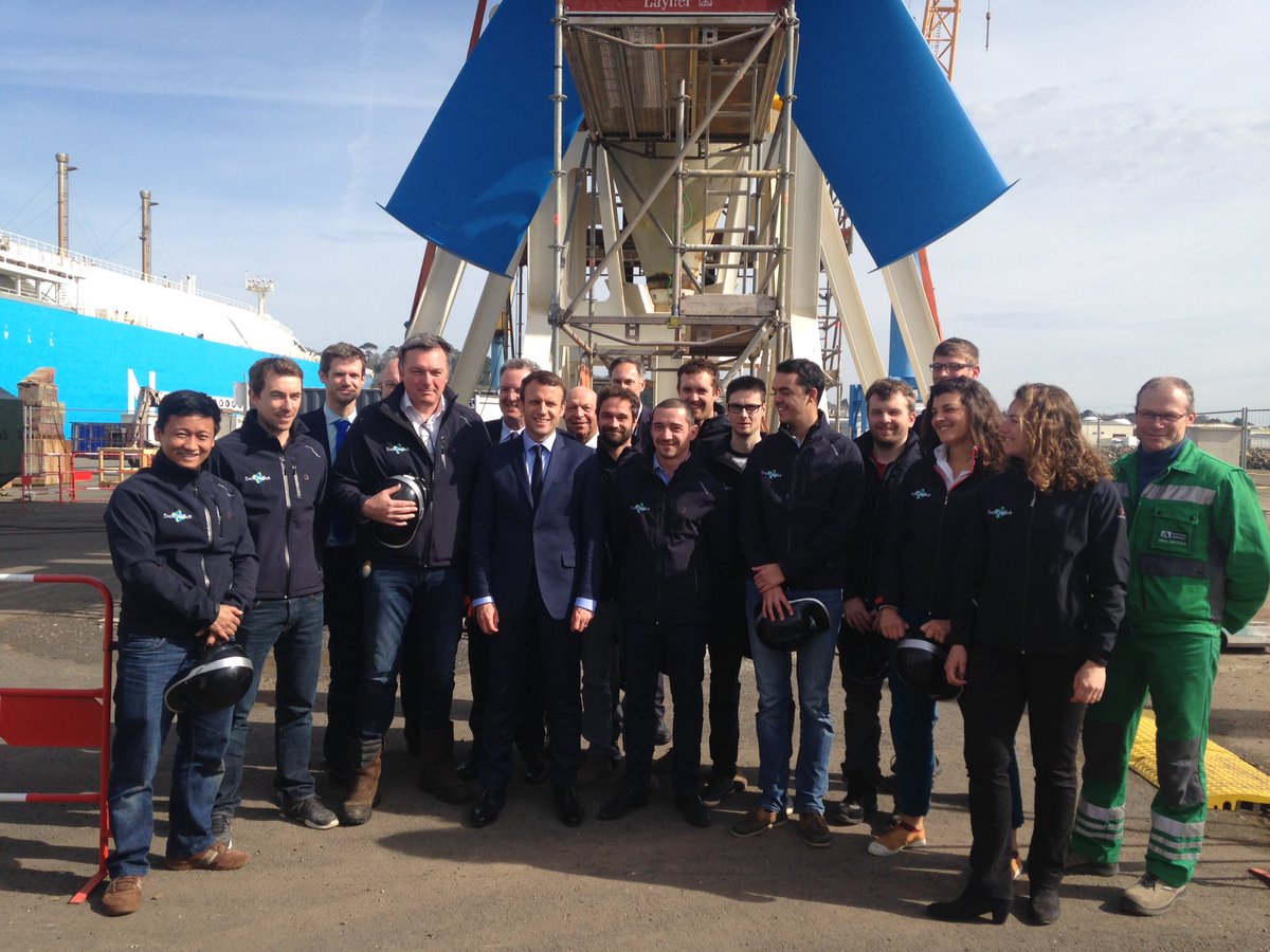 SABELLA en marche depuis longtemps ! <a href="/EmmanuelMacron/">Emmanuel Macron</a>  @enmarchefr #Hydrolien #EMR #Brest #PME #Bretagne