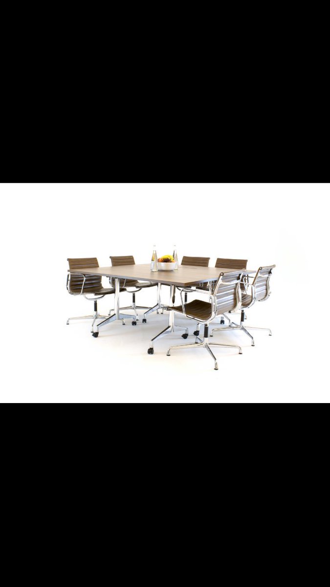 Arca Flip Top Tables linked together with 4 x lockable castors. #fliptoptable #design #officefurniture #furniture