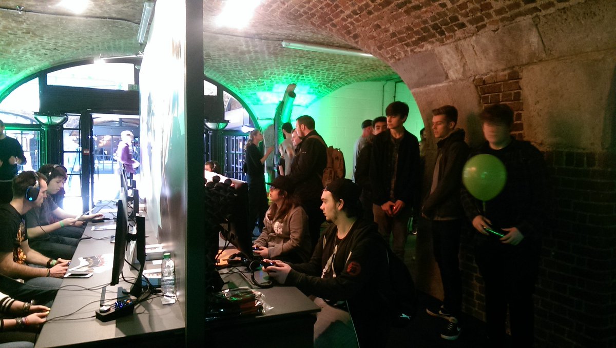 SOEDESCO's tweet photo. People pouring in at @EGX Rezzed! Come play #AereA, @8BitArmies @WorldToTheWest and #EARTHLOCK! We've got goodies :D https://t.co/pP2ScYzG9j