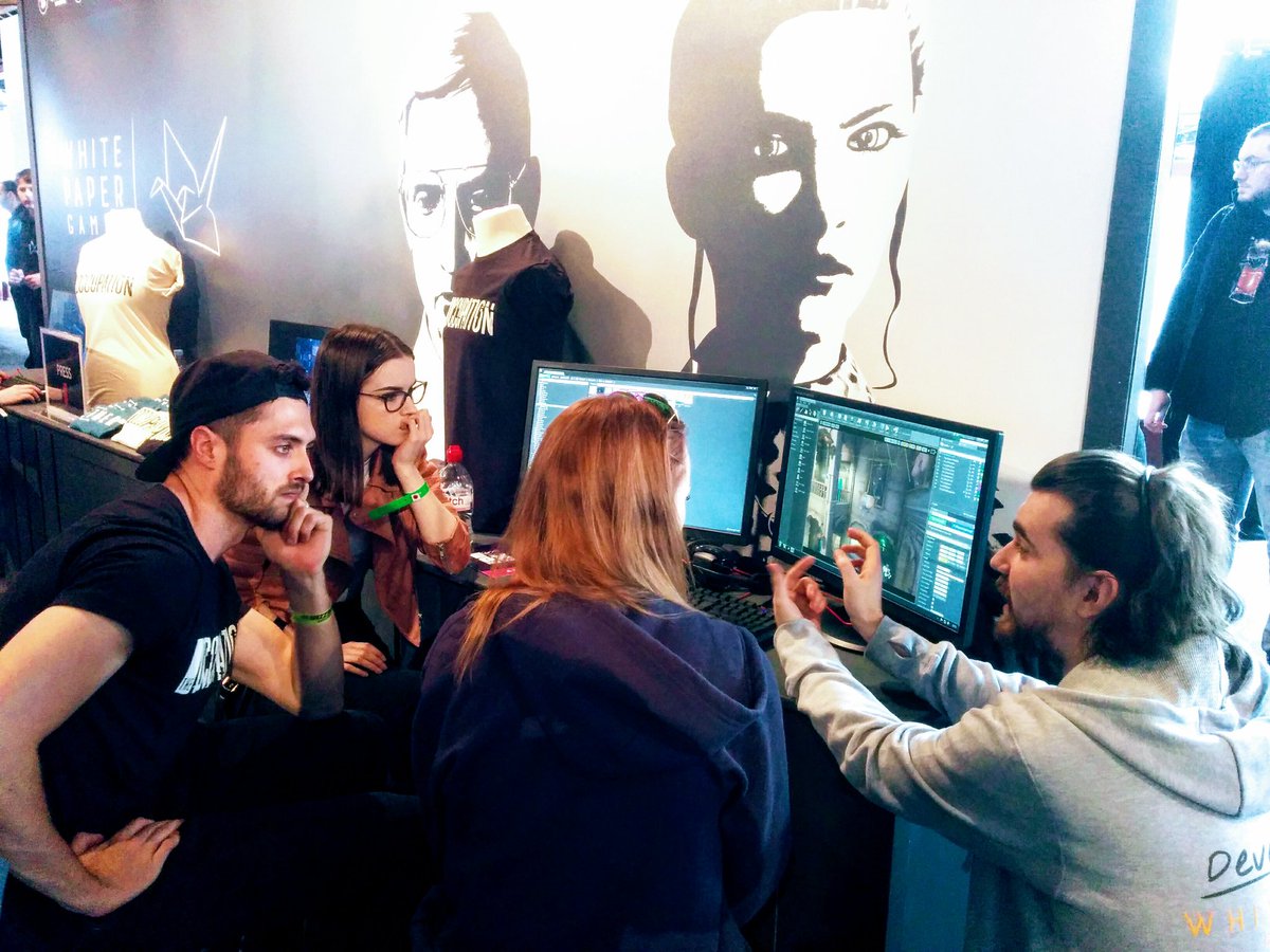 WhitePaperGames's tweet photo. Want to learn about the @UnrealEngine &amp; how we're using it on The Occupation? Drop by &amp; we'll try to answer your Dev questions! #EGXRezzed https://t.co/uDYQ7tOs6V