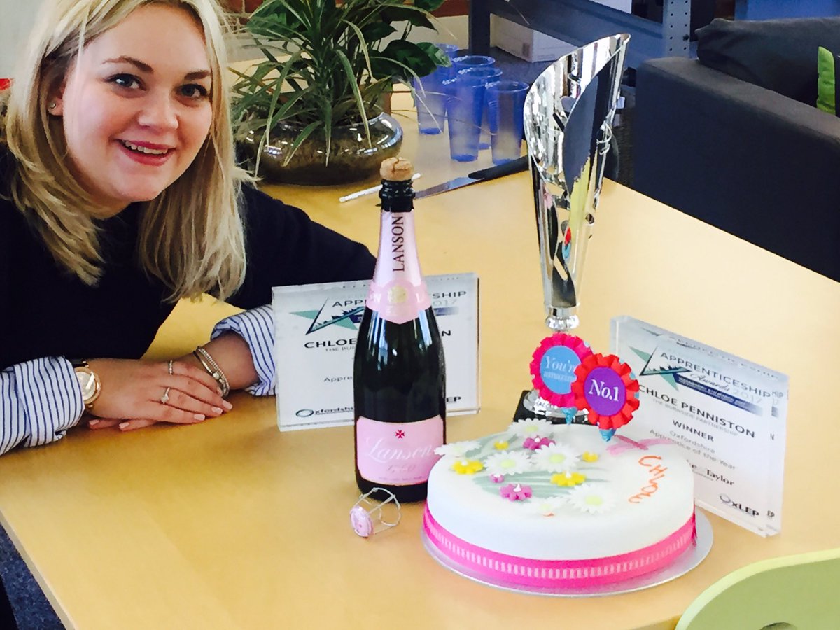 ApprenticesROx's tweet photo. So excited that #OAAwards2017 double #Apprentice Award winner Chloe @TBP_law is joining us as an #Apprenticeship Ambassador in May! #OAHour https://t.co/g2ETx01tAs