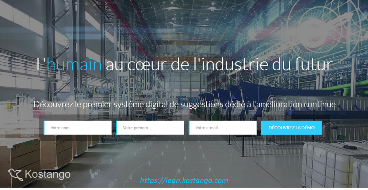 2 demandes de souscription par jour sur lean.kostango.com ! Merci pour votre confiance ! #industriedufutur #lean #INDUSTRIELyon2017