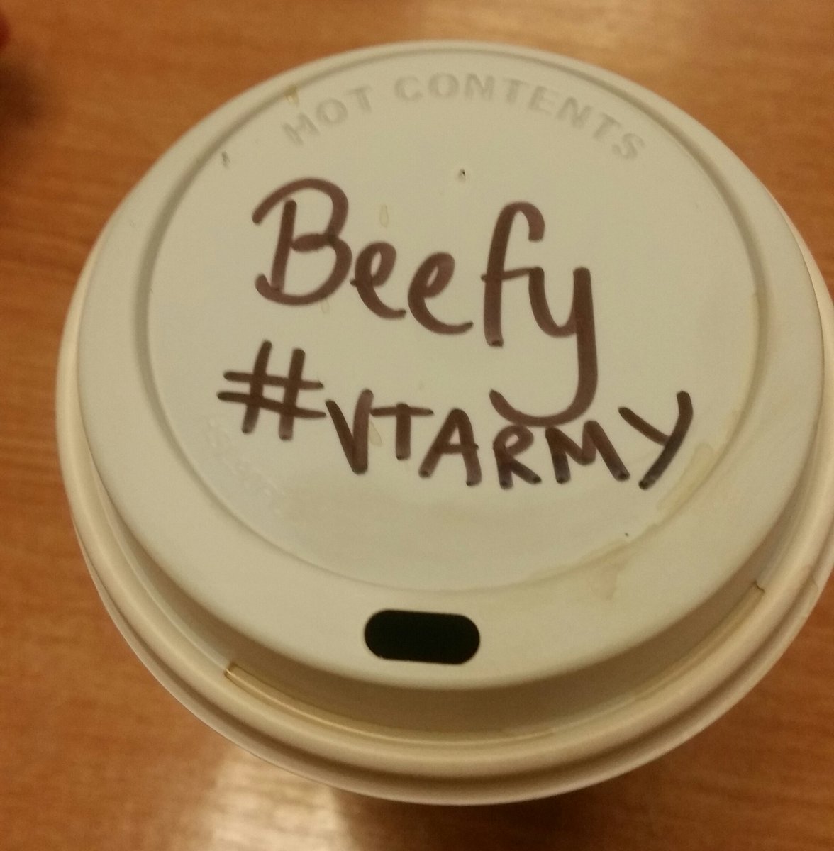 NWVictory's tweet photo. Yes @tisyak1. Proper coffee to help me plan some PT sessions. Much appreciated. #vtarmy #caffeineshakes https://t.co/PZpLlSLT59