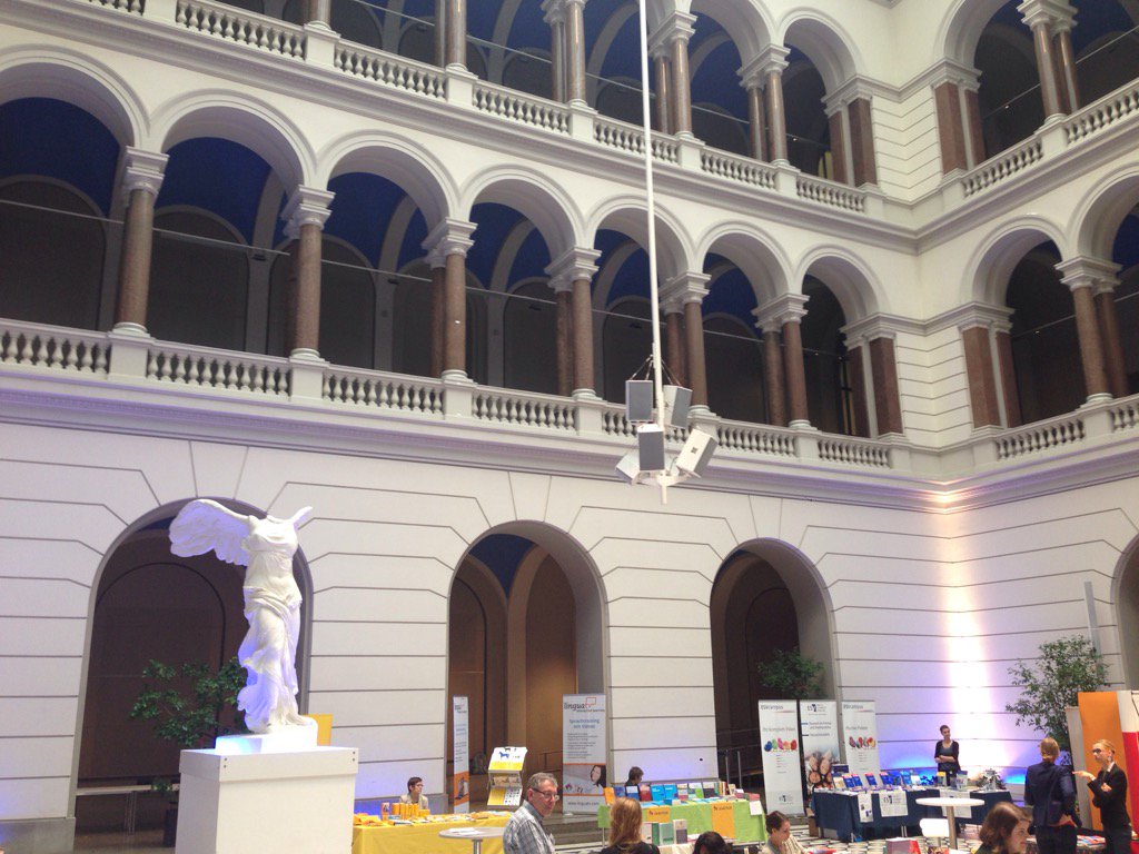 LinguaTV's tweet photo. Heute sind wir in einer wunderschönen Location @TUBerlin #FaDaF17 #DigitaleBildung https://t.co/2Xb3xkk2XV
