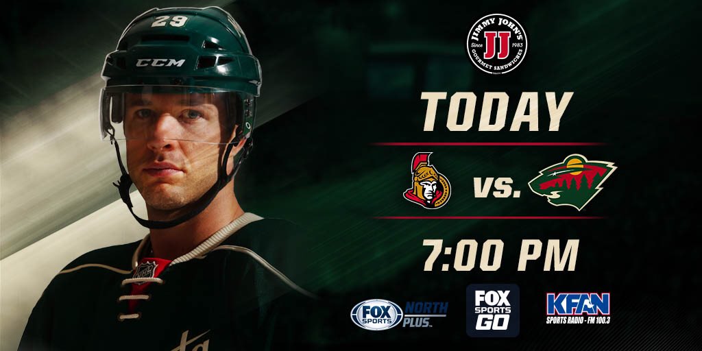 mnwild's tweet photo. #mnwild game day at @XcelEnergyCtr. Ottawa visits tonight.
π 7 p.m. CT πΊ@fsnorth PLUS | π₯ #FOXSportsGO | π» @KFAN1003 | π±#FreakyFastGameDay https://t.co/OnsQzylJQP