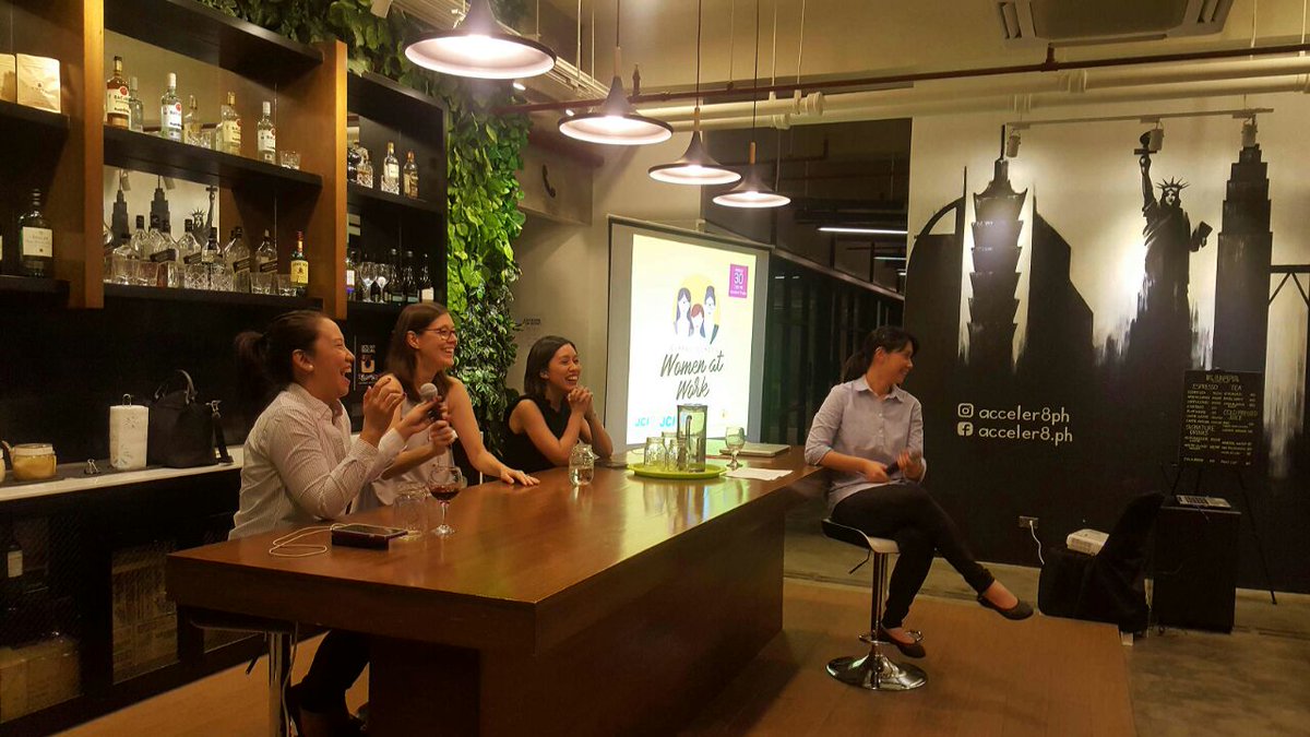 Happening Now: "Women at Work" Get a lot of insights about starting your own business! #Acceler8PH #RealConnections #Eureka