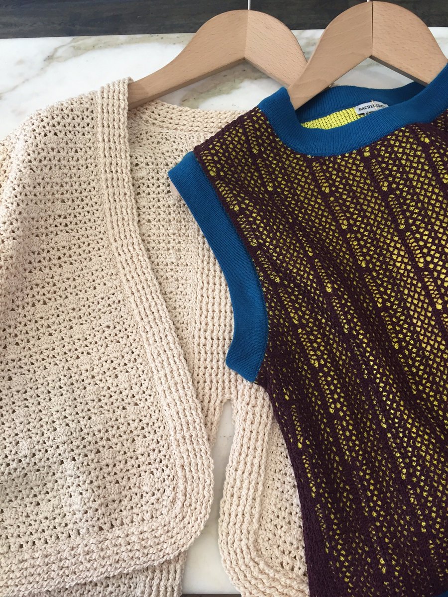 Couverture188's tweet photo. @rachel_comey 2nd drop just landed in store, soon online! #springknit #mycouverture https://t.co/91atzk40Kx