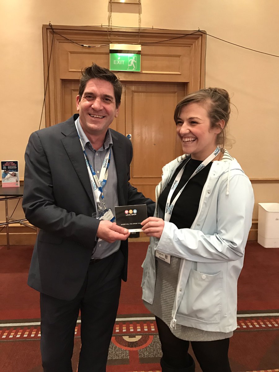 RealityCheckNHS's tweet photo. One lucky quiz winner at the NT Careers Event in Bristol! Well done! @AWPNHS #NTCL https://t.co/9VCQ3iEbwS
