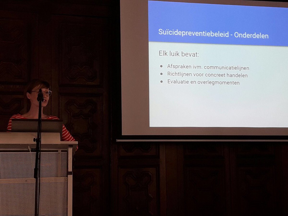VLESPtweet's tweet photo. .@inevermeersch en Sarah Holemans van CGG SP over suïcidepreventie beleid #SP_reflex https://t.co/rsmHcz3yda