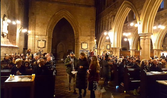 dmuleicester's tweet photo. Sell-out audience enjoys #scifi classic #metropolis at church as part of @SentFilmFest  📽️🎞️🤖 https://t.co/zi2cO7hXyO #LoveDMU https://t.co/23JJ1uL9OD
