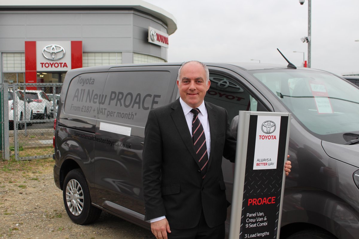 SETColchester's tweet photo. Lancaster Toyota Colchester are pleased to be awarded LCV Specialist Centre for the Essex / East Anglian Region.

 https://t.co/EoVcKAYpWX https://t.co/GnNIdto2Kl