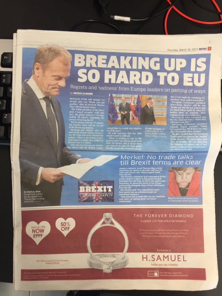 ColCeline's tweet photo. That's what we call a good Ad placement! (Or not) #adplacementfails #brexit #Adfails https://t.co/dQ1cvnStZK