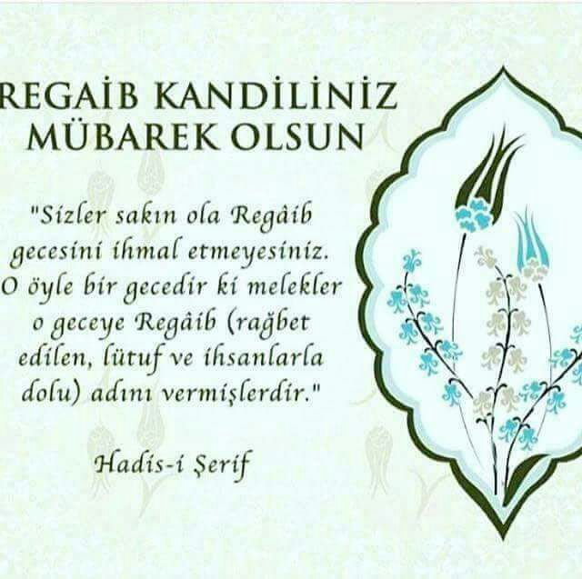 #RegaipKandili KANDILIMIZ HAYROLA!❤