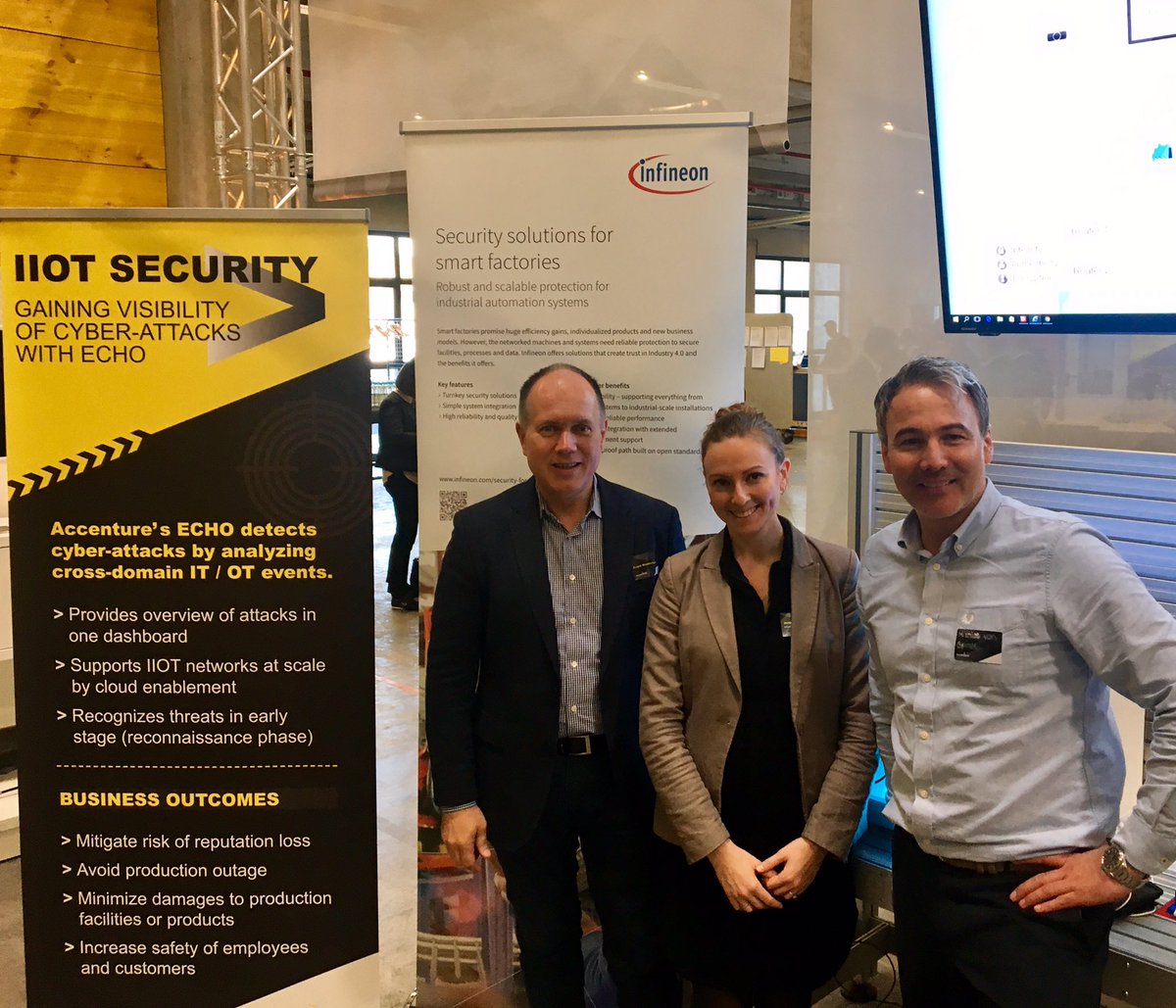 RiemenspergerF's tweet photo. #Infineon and #accenture partner on #Industrial #IIoT #Security -protect your factories and industrial spaces @InfinionMktg  @AccentureDACH https://t.co/jfceW7PAsF