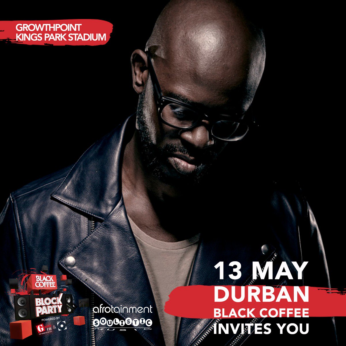 BlockPartySA's tweet photo. NB!! @RealBlackCoffee announces Black Coffee Block Party, #DURBAN, 13 May! Join here: https://t.co/FCSMX2K7e8 🔥🔥🔥 #BCBPDBN2017 https://t.co/hceBShCFw7