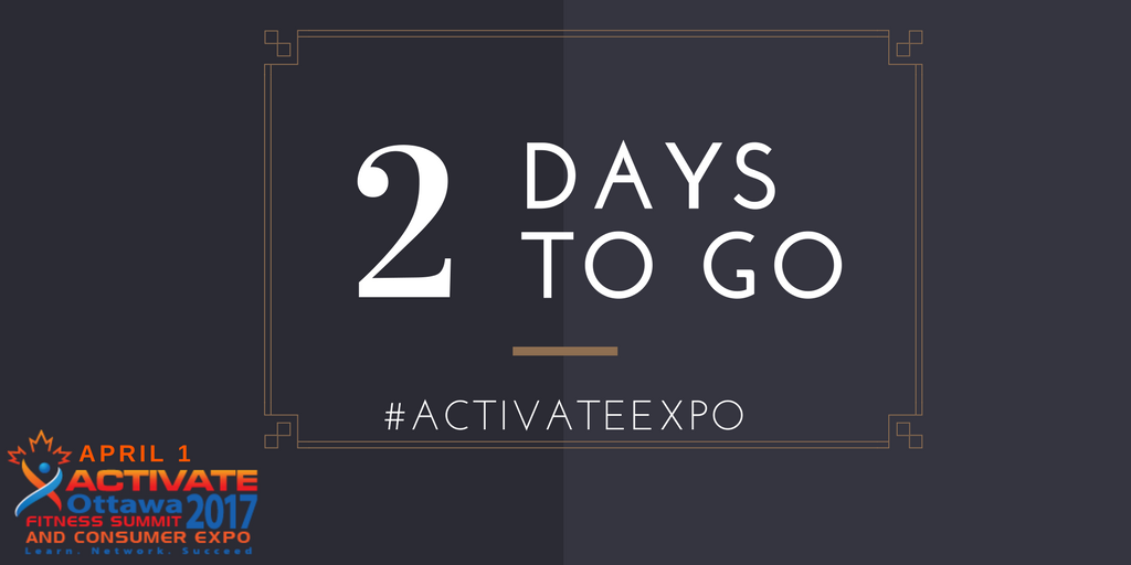 ActivateExpoCA's tweet photo. ONLY 48 Hours left ! I know you can't wait to come to #ActivateExpo @OttawaCEC .Doors open 7AM on Saturday Apr 1 ! https://t.co/Vx13efLDe8 https://t.co/C2YSNfwzoV