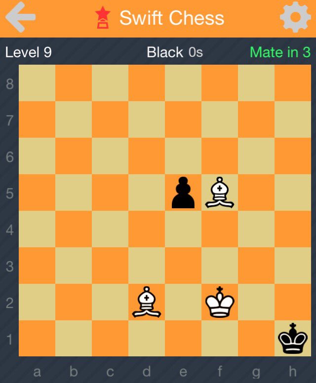 SwiftChess's tweet image. It's also mate in 3, though very different, if you remove black's pawn. #CheckmateChallenge #chess #chesspuzzle