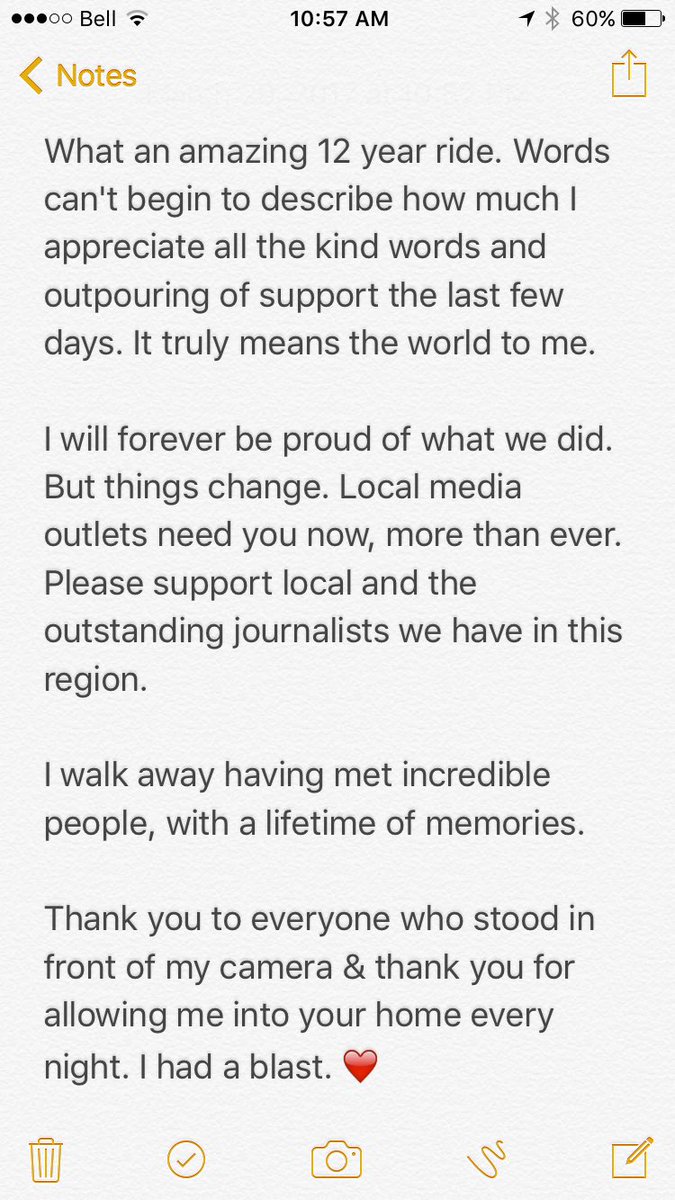 Darren Stevenson (@darrenstevenson) on Twitter photo A sincere THANK YOU to the players, coaches, fans & my awesome colleagues <a href="/CTVKitchener/">CTV Kitchener</a> for 12 unforgettable years. #LocalSports #519Proud A sincere THANK YOU to the players, coaches, fans & my awesome colleagues <a href="/CTVKitchener/">CTV Kitchener</a> for 12 unforgettable years. #LocalSports #519Proud