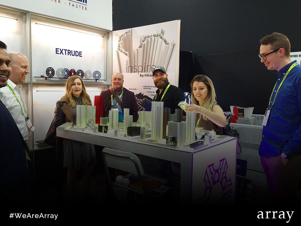 Our Design Team is in #Vegas for #GlobalShop2017 researching retail ideas and looking for inspiration. #Innovation #Technology #WeAreArray