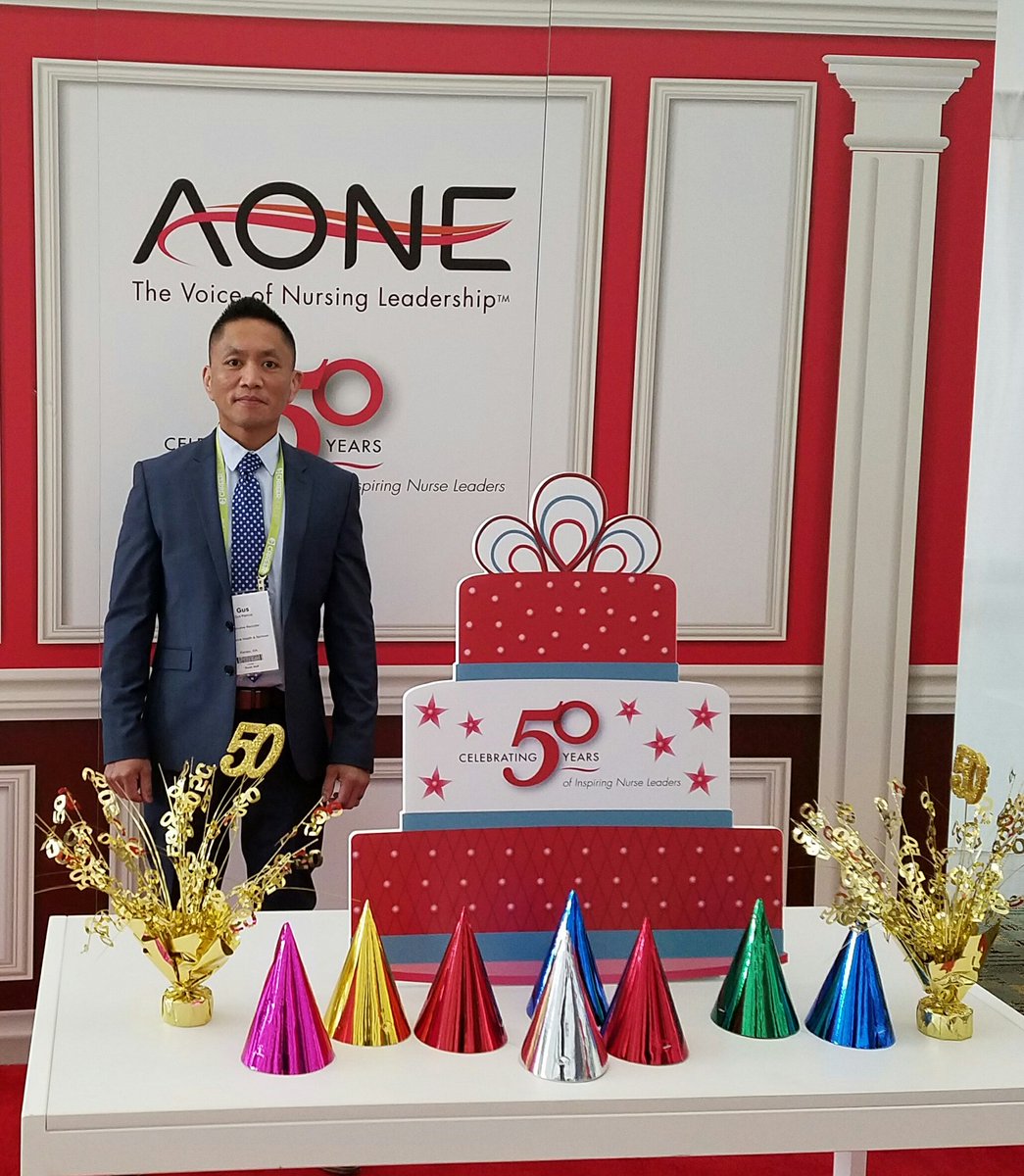 JackPalmos's tweet photo. Celebrating 50yrs of Nursing Leadership. Providence is calling Nurse Executives, let's connect #proviscalling #AONE2017 #swedishcareers https://t.co/voJSeVaDKd