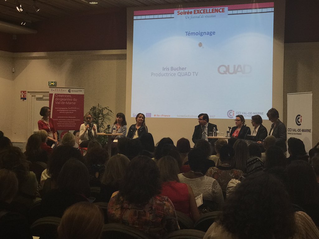 CCI94's tweet photo. "Regardez devant, ne pas s'arrêter" Iris Bucher , productrice @QUADprod #persévérance #cinexcellence https://t.co/sferKvCnzd