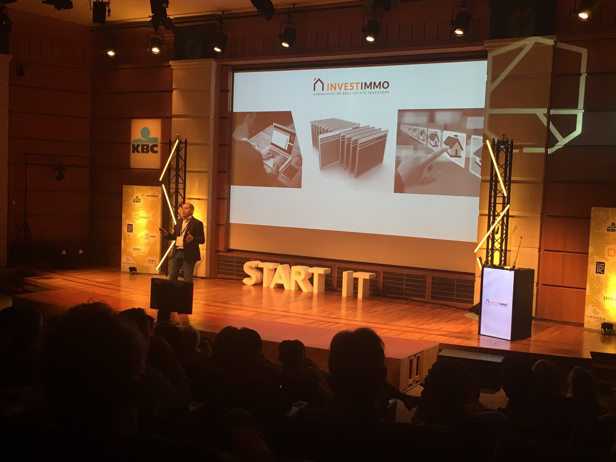 Sara_Rachdi's tweet photo. Perfect pitch of @xcarbonez at #demoday #investimmo @startitkbc @THINKwpeople https://t.co/zGqVEVLxGG