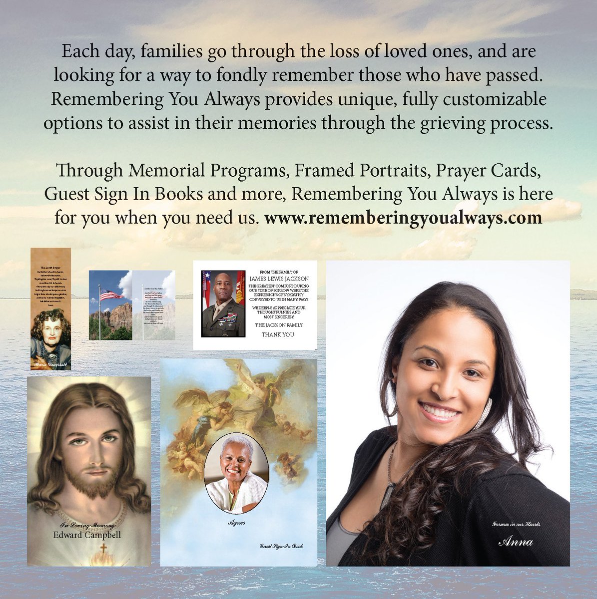 rememberingyoualways.com #funeral #printing #memorial #memory