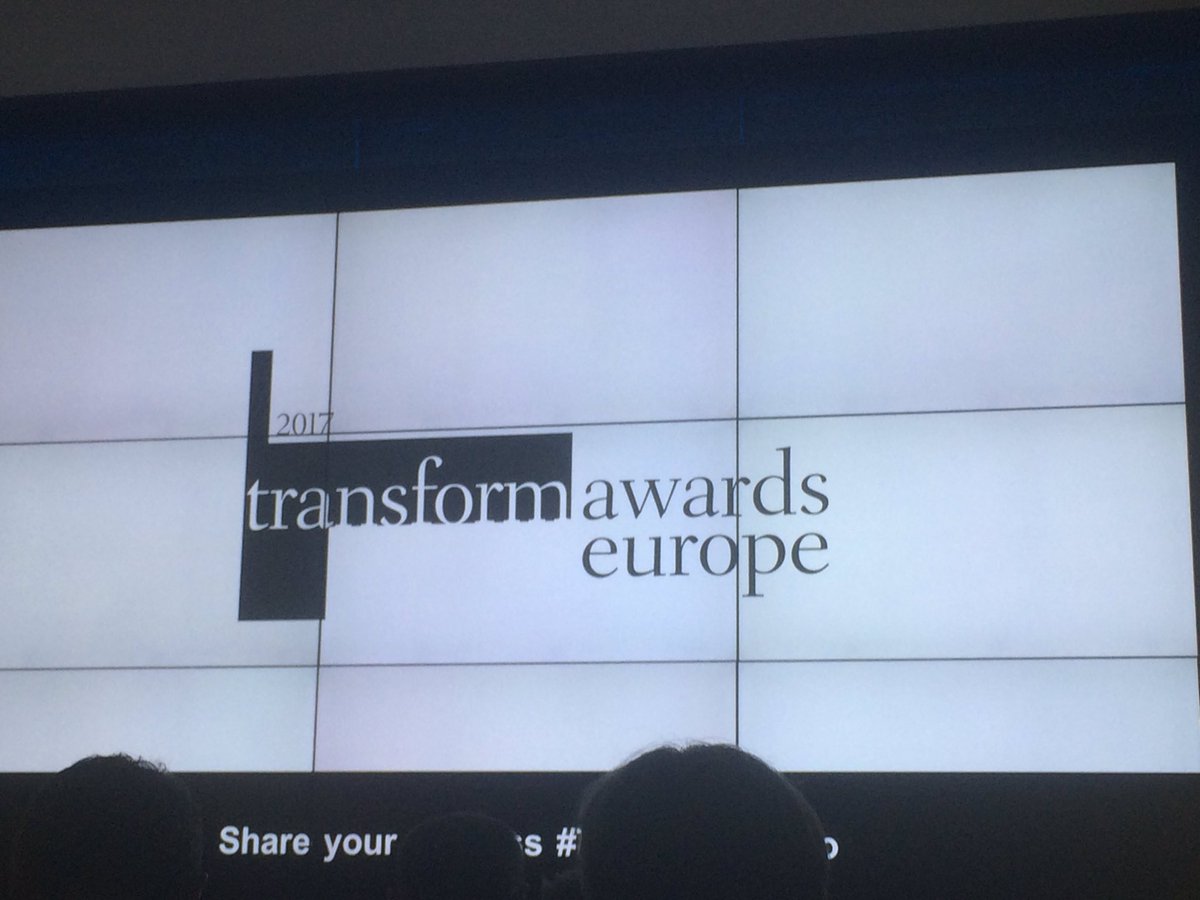 carlottof's tweet photo. Glad to be here #TransformEuro#transformaward2017 https://t.co/QjC1WcL6U3