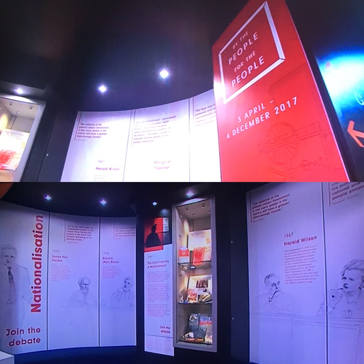 PureDC_'s tweet image. Nice to see our #workinprogress #exhibitiondesign for @NCMME on @BBCLookNorth this evening! @_thearchipelago  @nickillustrator