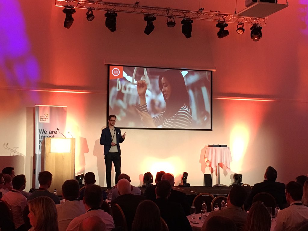MorrowComms's tweet photo. More adult females play online games than teenage boys @gotestify bring user intelligence to gaming developers @startplanetNI #SPNIDemoDay https://t.co/6NTuHIU6Rs