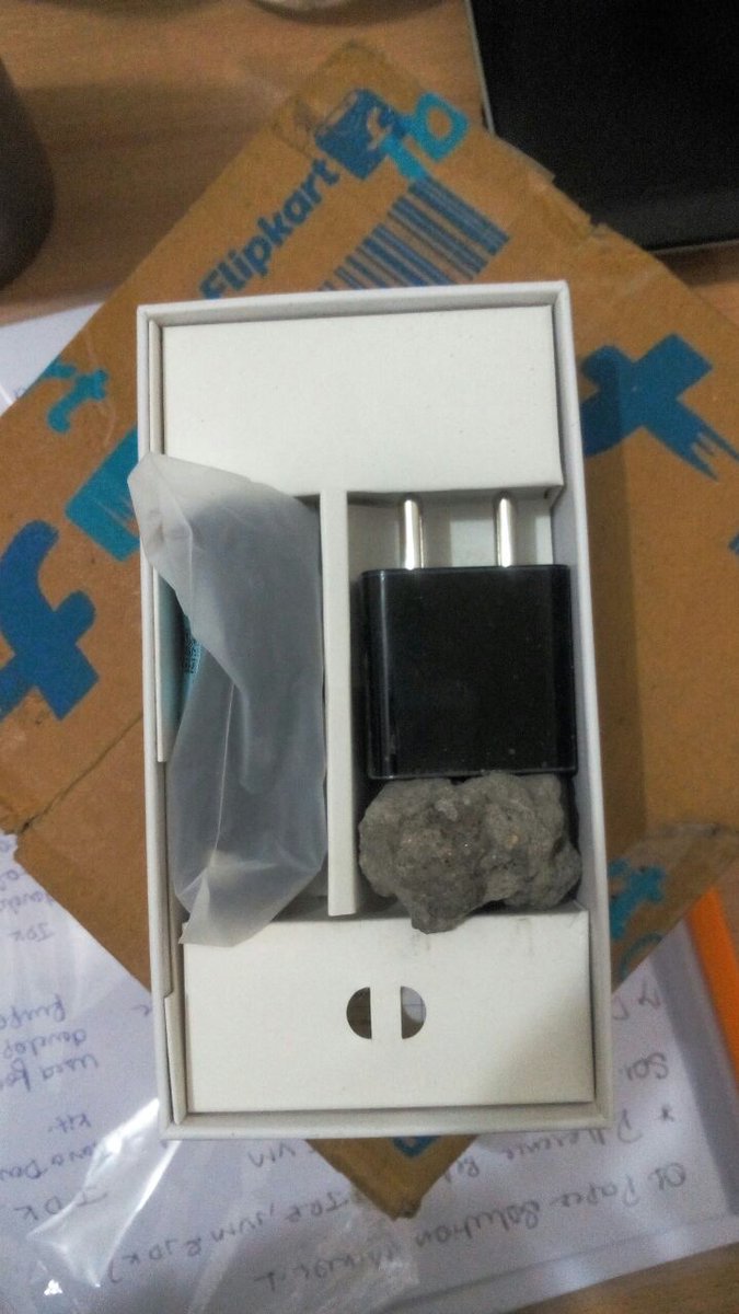 #StopUsingFlipKart
Dear <a href="/Flipkart/">Flipkart</a> <a href="/consumerforum_/">Consumer Forum India</a>  ordering smartphone  gets stone instead
theres been no response from FlipKart whatsoever