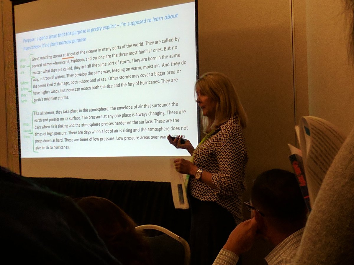 TOSA_AmyBUSD's tweet photo. Learning about text complexity when choosing texts for close reading #CABE2017 https://t.co/qrZiHOBqVu