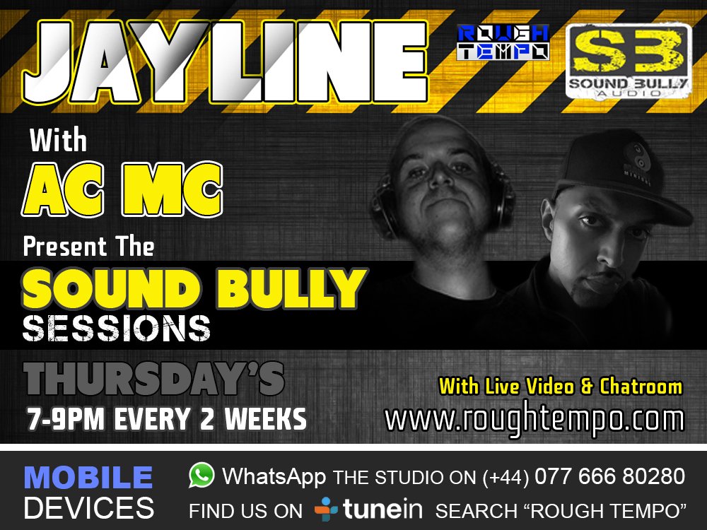 RoughTempo's tweet photo. LIVE NOW!!
https://t.co/DMGSIRTlUE
#nowplaying #dnb #jumpup #upfront
#jayline #soundbully #rtdnb
(Plz Share) https://t.co/ROvGgzwgdk