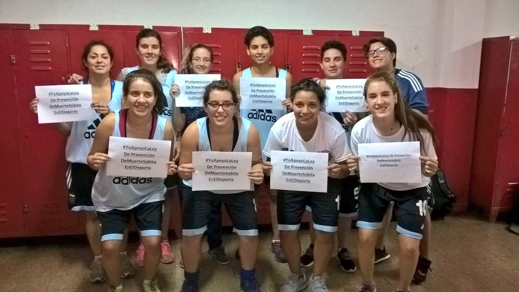 Nos adherimos al pedido del proyecto de Ley de prevención de muerte súbita en el deporte.#YoApoyoLaLeyDePrevenciónDeMuerteSúbitaEnElDeporte