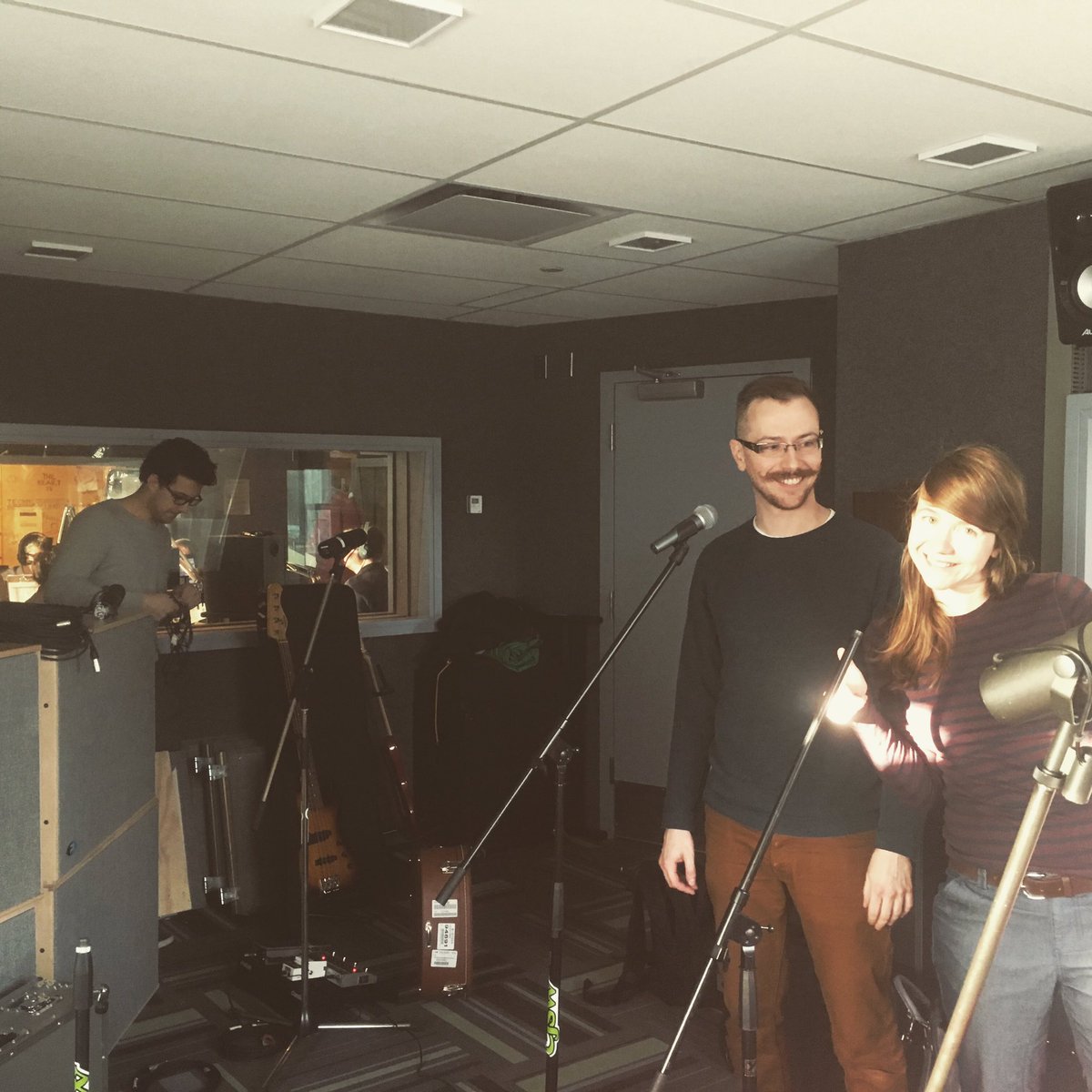 LocomotiveGhost's tweet photo. Getting ready to play live on @CJSW at 9:15 this morning! #radio #livemusic #locoghost https://t.co/wYIcihOl8f