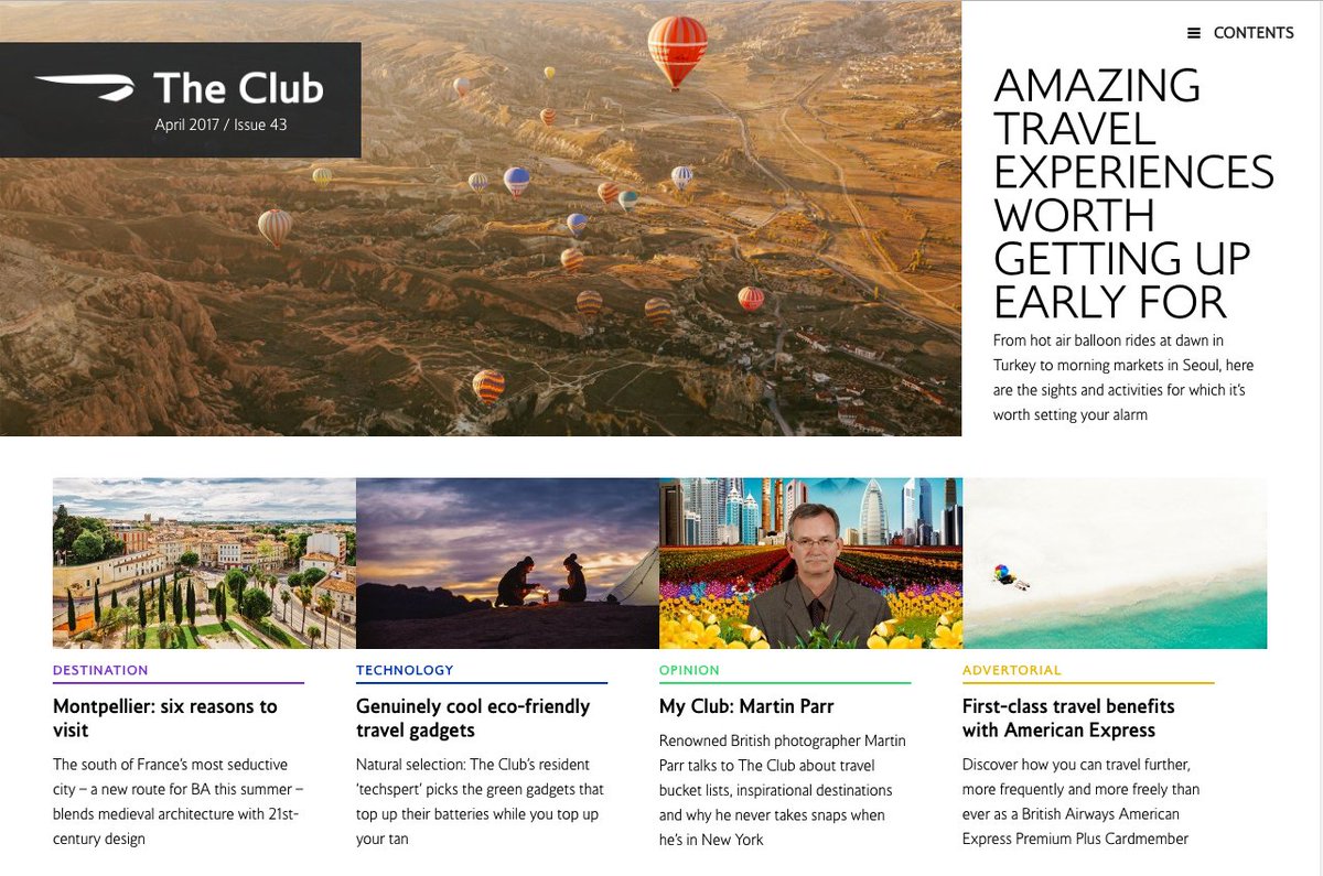 anisha_84's tweet photo. The April issue of @British_Airways #TheClub >> https://t.co/VHPVMGeKJx featuring @ParrStudio, @james_syhabout and lots of travel inspo ✈️ https://t.co/qClMNusn8l