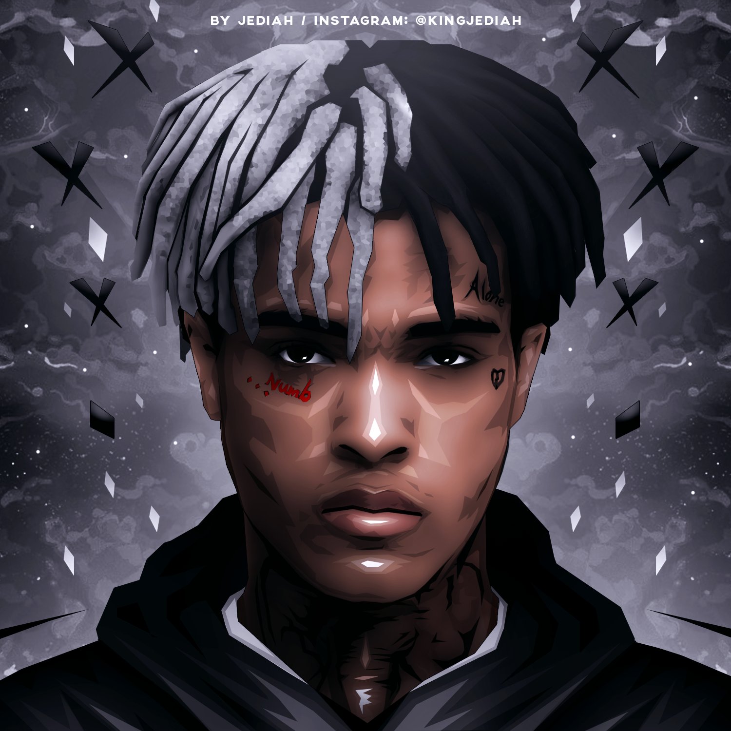 King Jediah 愛 on Twitter: "XXXTENTACION is free 🙏 / 3 New X Artworks