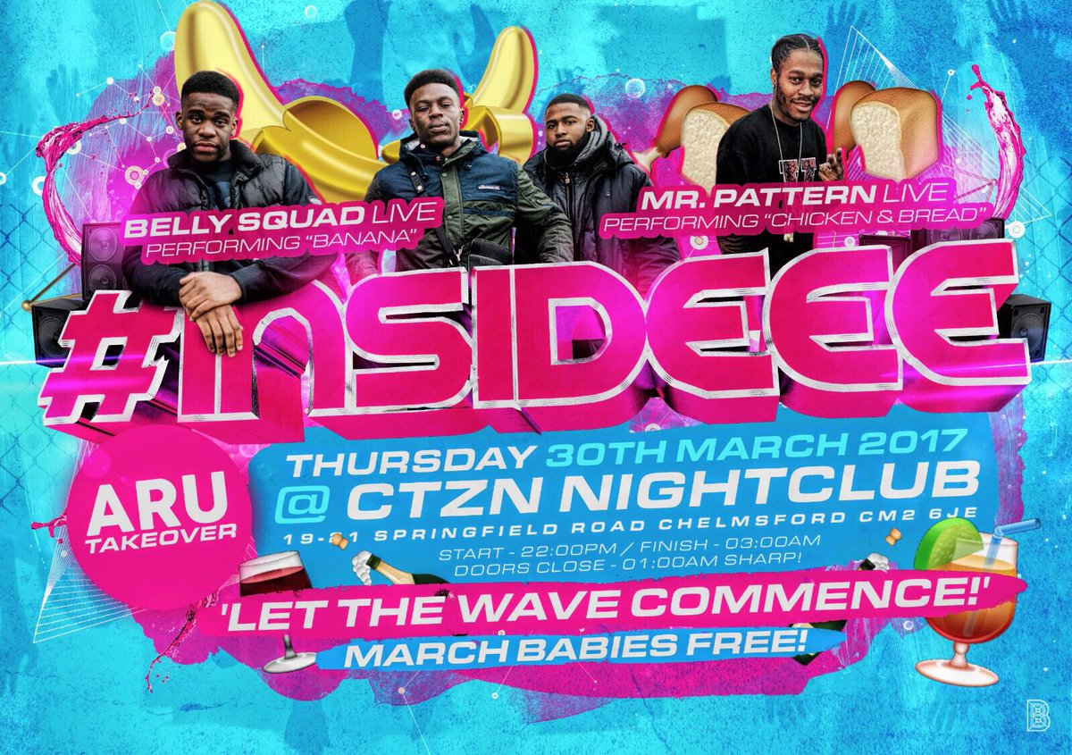 sargentstinger's tweet photo. TONIGHT #INSIDEEE CHELMSFORD, ESSEX ARU TAKEOVER 🎉🎉

A shut down pending 

🎟: https://t.co/0uFig71bPs https://t.co/SfeOIbRN1H