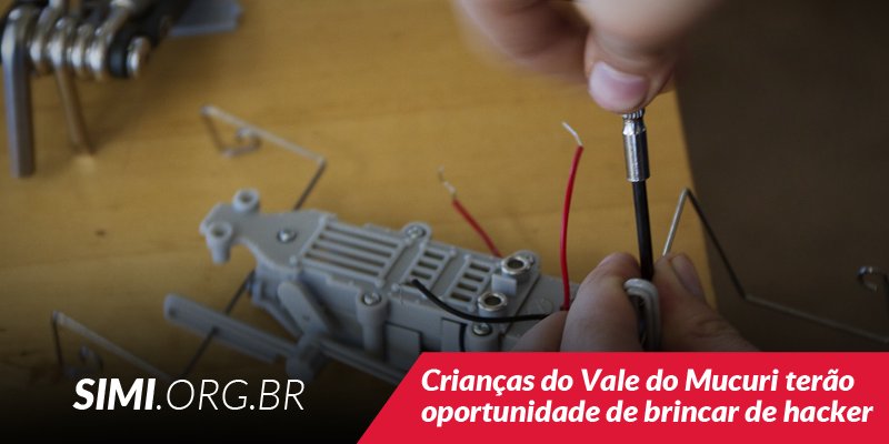 simimg's tweet image. Crianças do Vale do Mucuri terão oportunidade de brincar de hacker →  goo.gl/a3NDV6 #roboted #Diadebrincardehacker 🤖