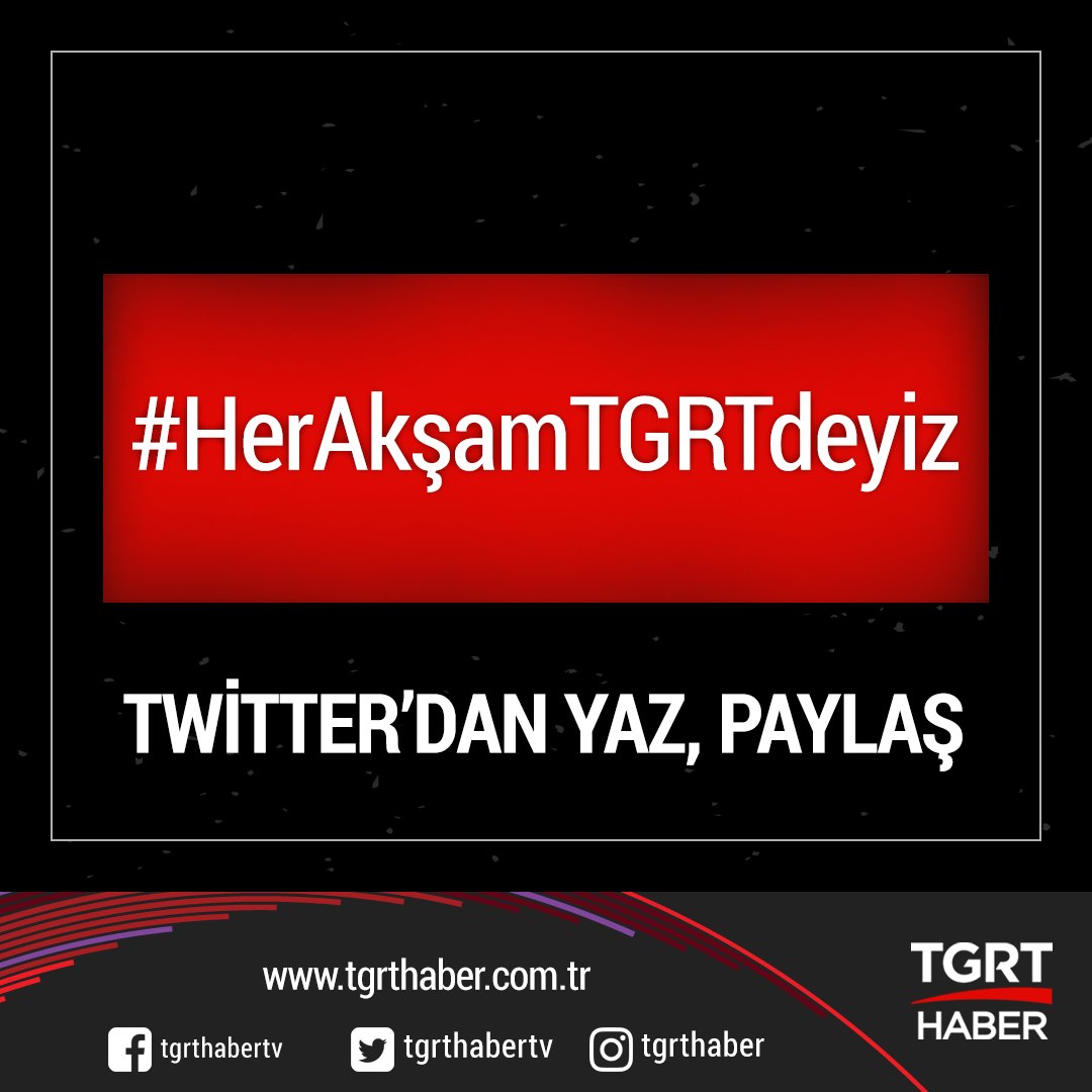 #HerAkşamTGRTdeyiz etiketiyle gündeme yorumlarınızı paylaşın <a href="/mehmetaydintv/">Mehmet AYDIN</a>'le TGRT Ana Haber'de yayınlayalım
