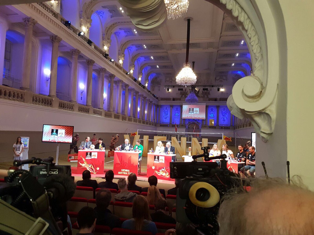 'We already have a winner - the city of Vienna. The entire town is excited' M Pokorny worldchampsvienna.com