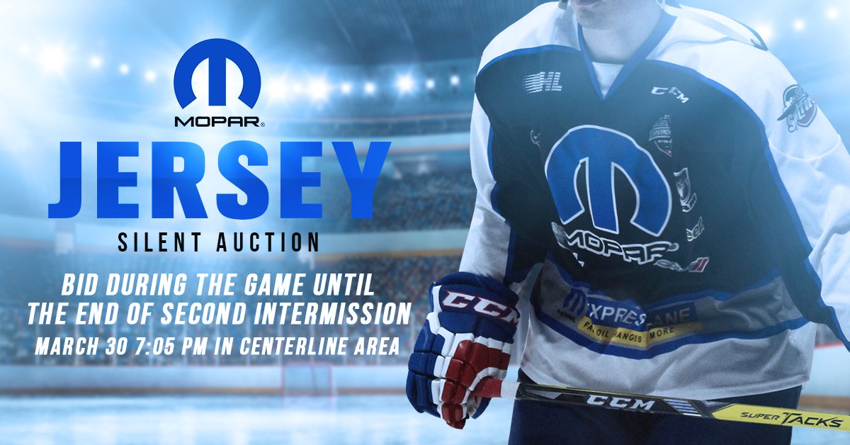 We've got 3000 <a href="/OfficialMOPAR/">MOPAR</a> Teddy Bears to give out after tonight's game &amp; a #Mopar warmup jersey silent auction on the concourse tonight!