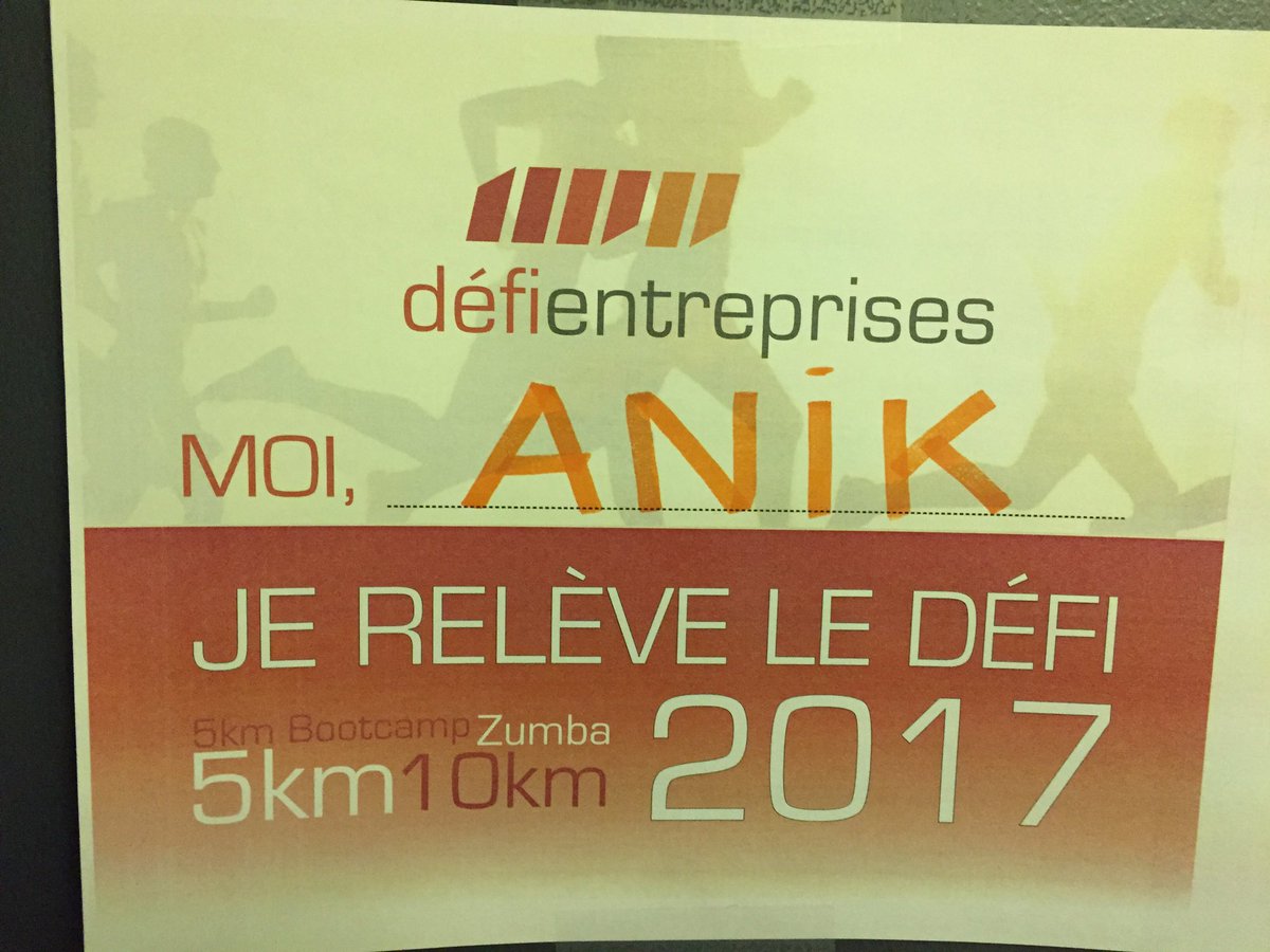 SCQCINC's tweet image. Voici nos participants pour le défi entreprises Québec le 11 juin 2017.
Venez vous joindre à nous.
@DefiEntreprise