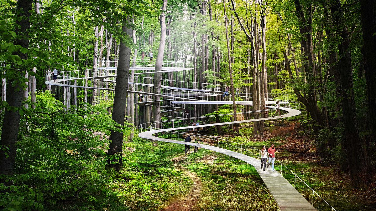 architectmag's tweet photo. Dror is transforming a portion of a forest into a massive, urban park in Istanbul—Parkorman. https://t.co/QsPzw9xjgF https://t.co/5txeCDMsQe